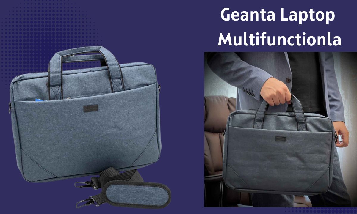 geanta laptop multifunctionala pentru barbati